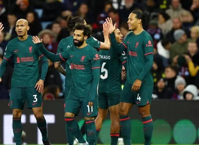 世俱杯决赛-利物浦客场不敌阿斯顿维拉,球队整体表现需改进